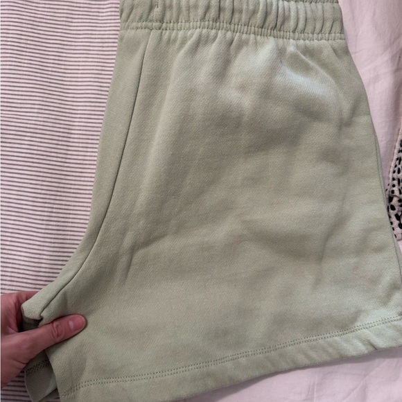 Nike Women's Light Green Athletic Shorts - Picture 5 of 5